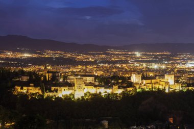 Granada akşam Panoraması