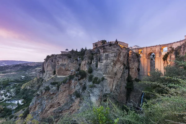 Puente Nuevo y La Garganta del Tajo en Ronda —  Fotos de Stock