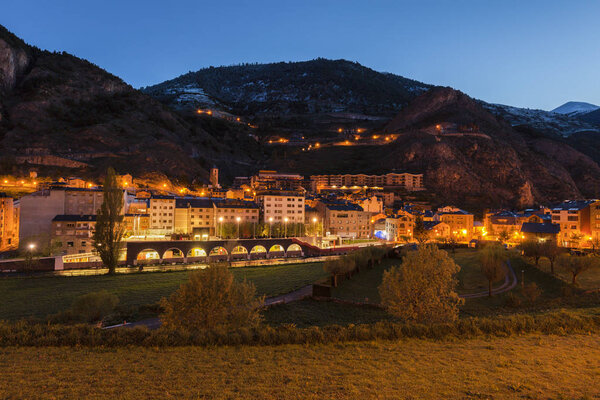 Panorama of Canillo 
