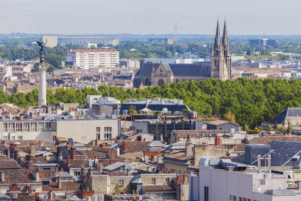 Luchtfoto panorama van Bordeaux — Stockfoto