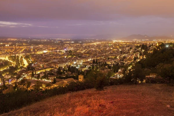 Gün batımında Granada Panorama
