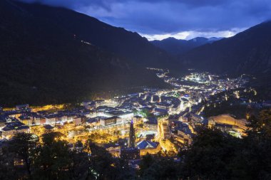 Bir Andorra la Vella mimarisi