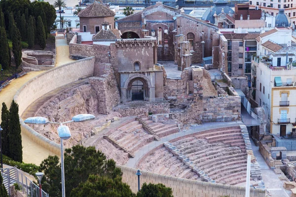 Teatro romano em cartagena — Fotografia de Stock