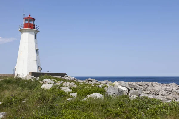 Western Head Lighthouse in Nova Scotia — Stock Photo, Image