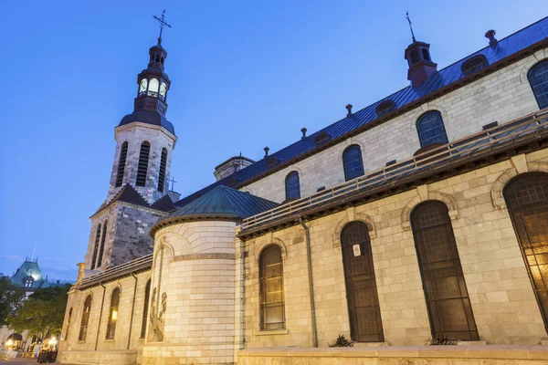 Nossa senhora da catedral da cidade de Quebec — Fotografia de Stock