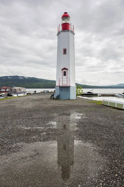 Cabano Lighthouse in Quebec — Stock Photo, Image