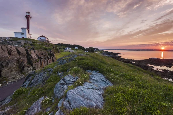 Cape Forchu Lighthouse — Stock Photo, Image