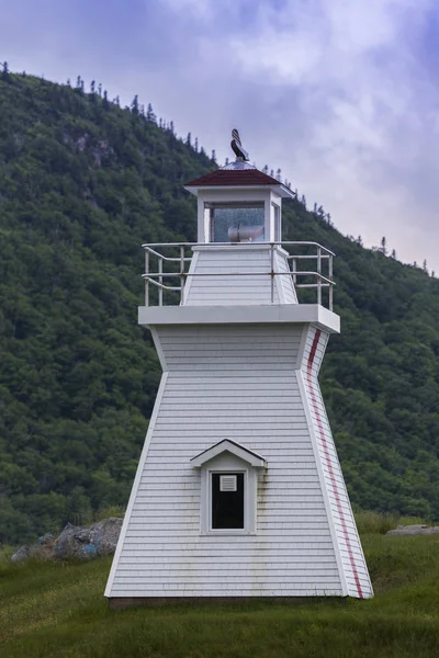 Balache pont sor hátsó világítótorony Nova Scotia — Stock Fotó