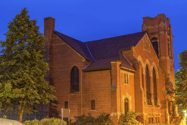 Kyrkan i centrum av Charlottetown — Stockfoto