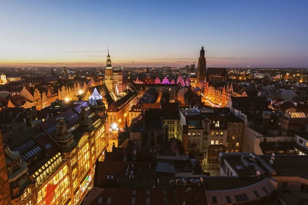 Place du marché à Wroclaw — Photo