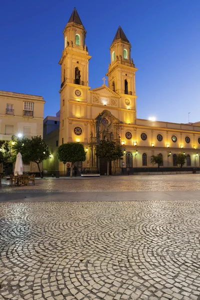 Iglesia de San Antonio en Cádiz — Foto de Stock