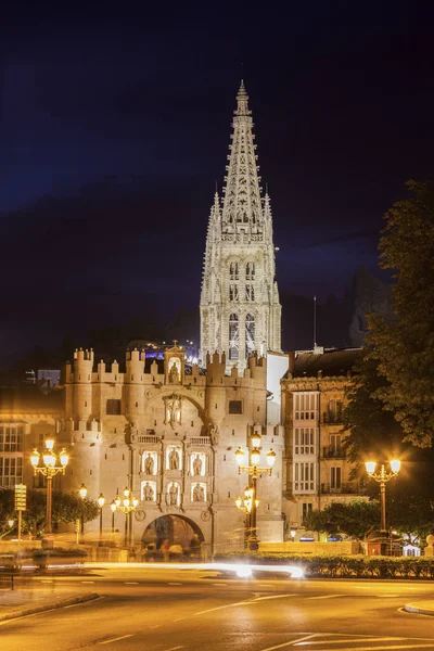 Arco de Santa Maria em Burgos — Fotografia de Stock