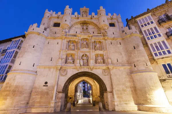 Arco di Santa Maria a Burgos — Foto Stock