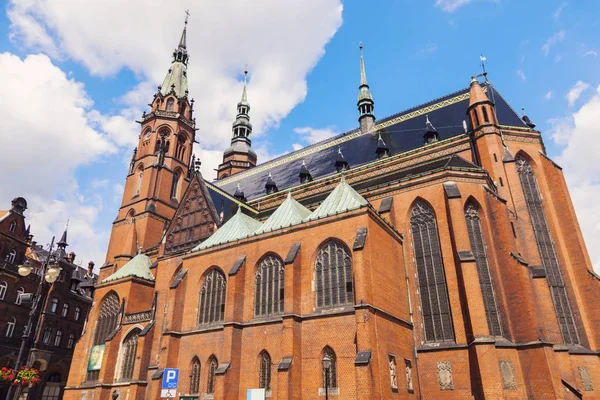 Catedral de San Pedro y San Pablo en Legnica — Foto de Stock