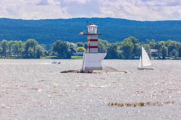 Pointe aux Anglais Lighthouse — Stock Photo, Image