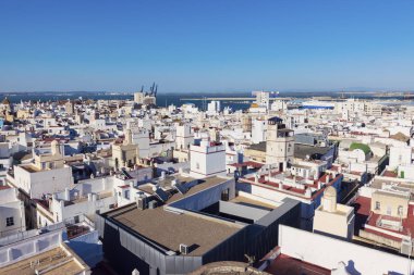 Cadiz hava Panoraması