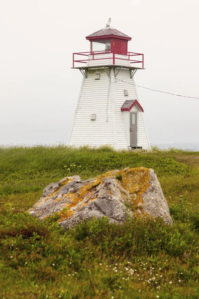 Marache Point Lighthouse i Nova Scotia — Stockfoto