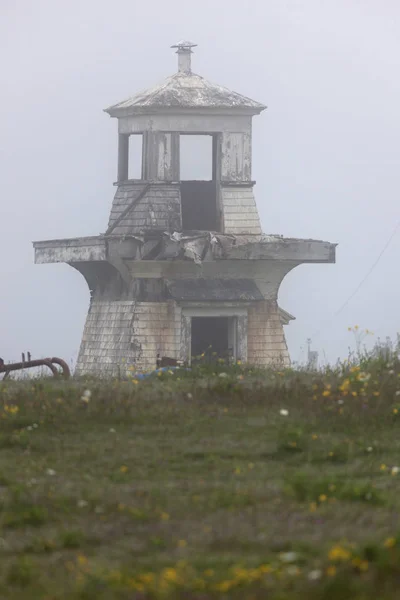 Nova Scotia L'Ardoise Harbor arka deniz feneri — Stok fotoğraf