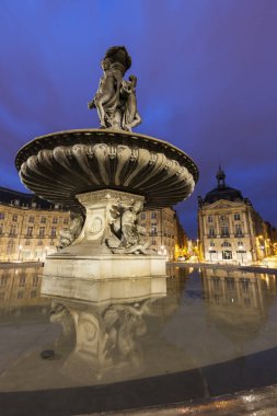 Fontaine des Trois Graces on Place de la Bourse in Bordeaux