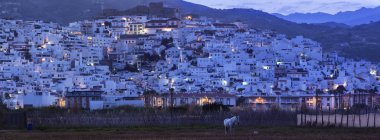 Salobrena Panoraması akşam