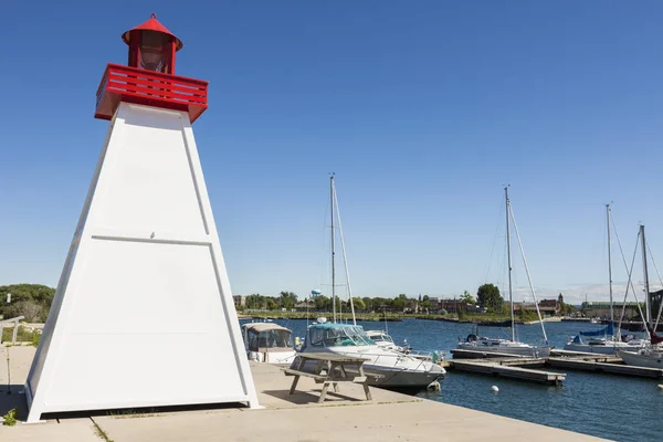 Farol de Collingwood por Lake Huron — Fotografia de Stock