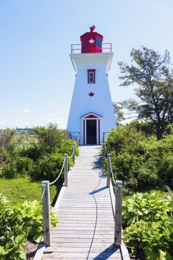 Prince Edward Island Leards aralığı açık deniz feneri