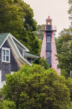 Haszard mesafeden arka deniz feneri Prince Edward Island