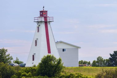 Prince Edward Island Murray Harbour aralığı arka deniz feneri
