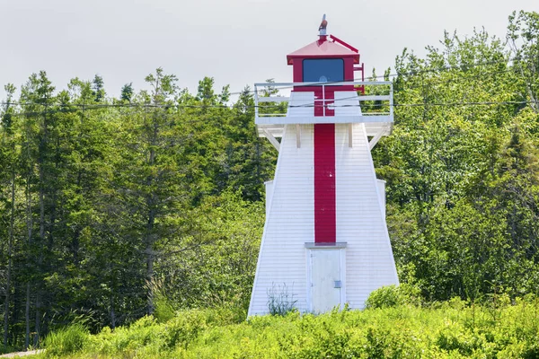 Nova Scotia Havre Boucher sor hátsó világítótorony — Stock Fotó
