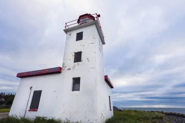 Φάρος Caribou σε Νέα Σκωτία — Φωτογραφία Αρχείου