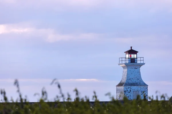 Latarni morskiej Cape Tormentine w New Brunswick — Zdjęcie stockowe
