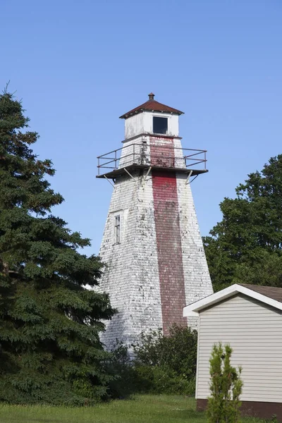 Indián pontja tartomány New Brunswick első világítótorony — Stock Fotó