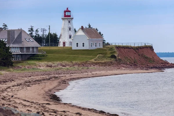 Panmure Head Lighthouse on Prince Edward Island — Stock Photo, Image
