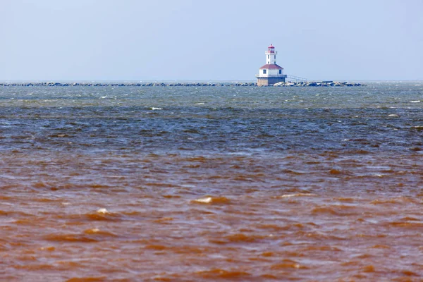 Faro Capo Indiano sull'Isola Principe Edoardo — Foto Stock