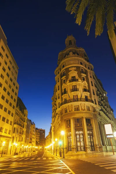 Plaza del Ayuntamiento in Valencia — Stok fotoğraf