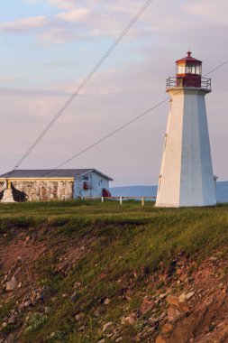 Enragee noktası deniz feneri Nova Scotia. Nova Scotia, Kanada.