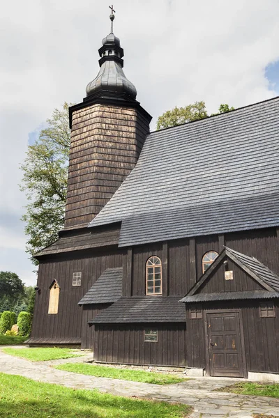 Chiesa Legno Gromnik Gromnik Malopolskie Polonia — Foto Stock