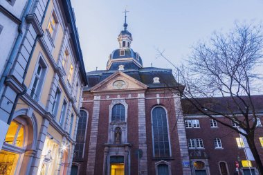 Düsseldorf'St Maximilian Kilisesi. Düsseldorf, Kuzey Ren-Vestfalya, Almanya.