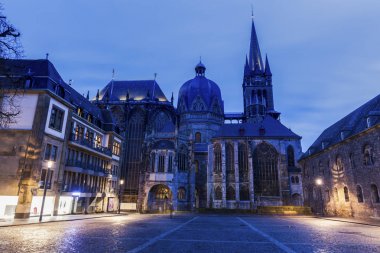 Aachen Katedrali Aachen. Aachen, Kuzey Ren-Vestfalya, Almanya.