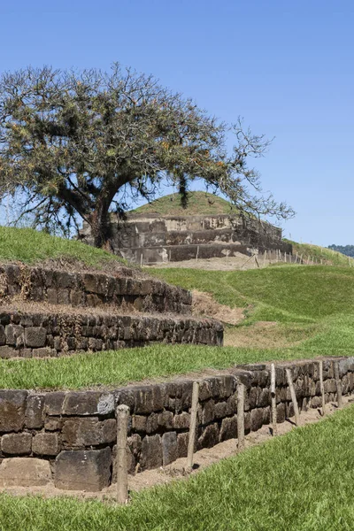 San Andres Ruins Salvador Libertad Salvador — Stock Photo, Image