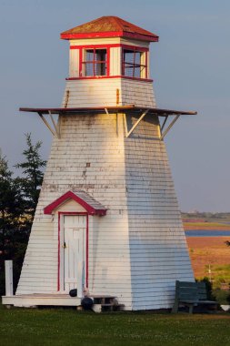 Balık deniz feneri Prens Edward Adası ada. Prince Edward Island, Kanada.