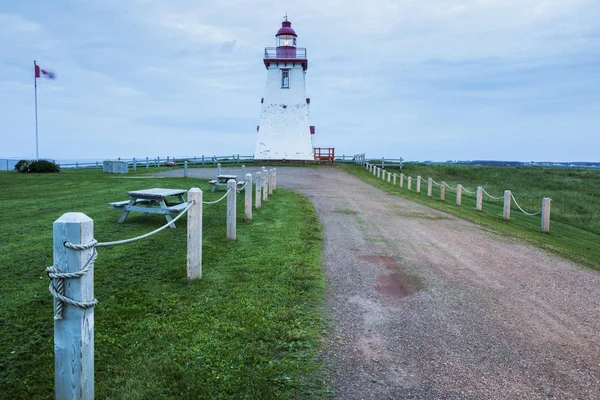 Souris Östlicher Leuchtturm Auf Prince Edward Island Prince Edward Island — Stockfoto