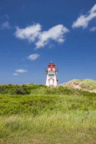 Faro Covehead Harbour Sull Isola Del Principe Edoardo Isola Del — Foto Stock