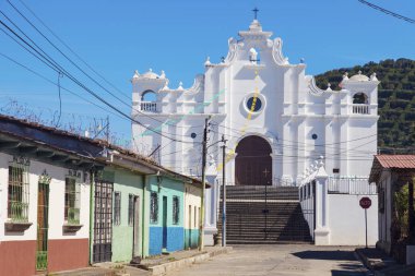 Apaneca 'daki kilise, El Salvador. Apaneca, Ahuachapan, El Salvador.