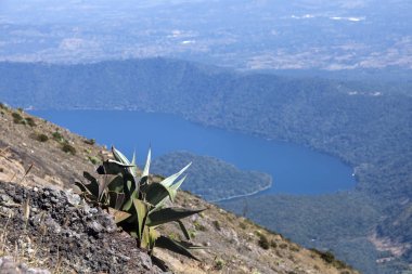 Göl Coatepeque Salvador. Santa Ana, El Salvador.