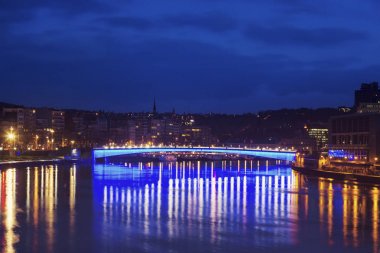 Liege Meuse Nehri Panoraması