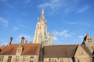 Bruges eski kasaba kilise 