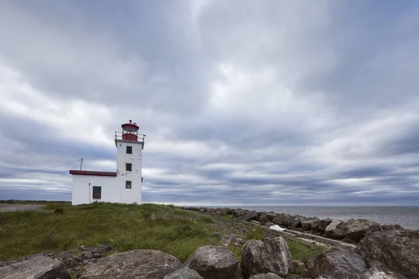 Karibus-Leuchtturm in Nova Scotia — Stockfoto