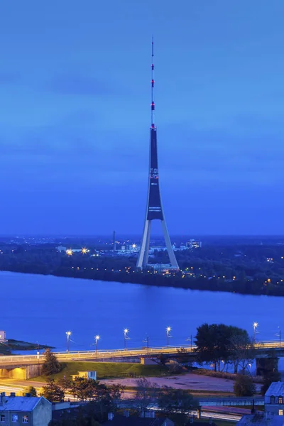 Riga Radio e TV Tower — Foto Stock