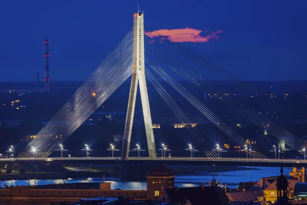 Vansu Bridge in Riga — Stock Photo, Image